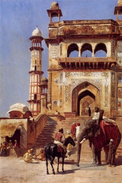  arabian - Before A Moschee Arabian Edwin Lord Weeks Islamic